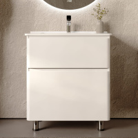 Тумба без раковины 70 см Jorno Chiara luce ChiLu.01.70/N/W/JR белый глянец