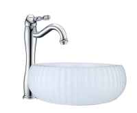 Комплект Bronze de Luxe раковина 1382W, смеситель C912 (СЕТ3)