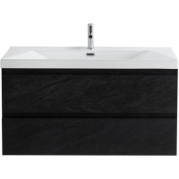 Тумба под раковину Cezares MOLVENO-100-2C-SO-NR Nero