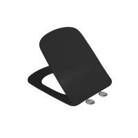 Сиденье для унитаза Grossman GR-4440BMS тонкое,черное матовое,