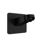 Душевой кронштейн AQUAme AQM8701MB черный матовый