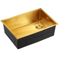 Кухонная мойка (66х44) EMAR EMB-660(UN) PVD Golden
