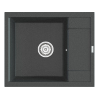 Мойка кухонная Point Римо 60 PN3010GR, графит