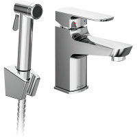 Смеситель для раковины с гигиеническим душем  Ravak BM X070165 