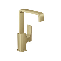 Смеситель для раковины с донным клапаном Push-Open Hansgrohe Metropol 32511140 шлифованная бронза