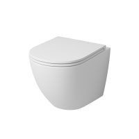 Унитаз подвесной безободковый Grossman Color GR-4455MS с сиденьем микролифт