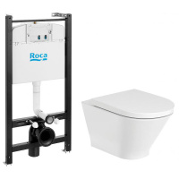 Комплект унитаз с инсталляцией Roca The Gap Round Pack Rimless 893105000
