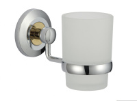 Стакан Savol стеклянный с настенным держателем S-007158