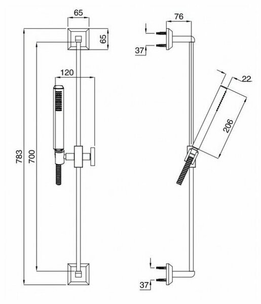 Душевой гарнитур Cezares Legend LEGEND-SD-02