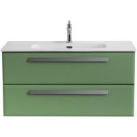 Тумба под раковину Cezares ECO-CER-N-1000-2C-SO-PS-P Фисташковый Софт без ручек