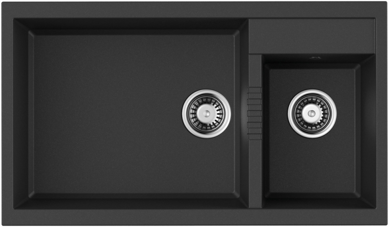 Мойка для кухни Omoikiri Tedori 86-2-LB-BL 4993932