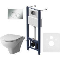 Комплект унитаза с инсталляцией AM.PM Gem IS49031.901700