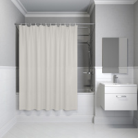 Шторка для ванны 200x180 бежевый IDDIS BS02P18i11