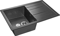 Кухонная мойка GranFest Quadro 780L, Q-780L графит