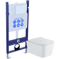 Комплект унитаза с инсталляцией SET AQUATEK ЛИБРА N-14 cm