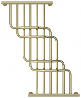 Полотенцесушитель Водяной Сунержа Нега (100х85) Шампань 020-0225-1085 Полотенцесушитель Водяной Сунержа Нега (100х85) Шампань 020-0225-1085