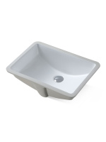 Раковина встраиваемая снизу (52х36,7) Agger ASB01530 белый глянец