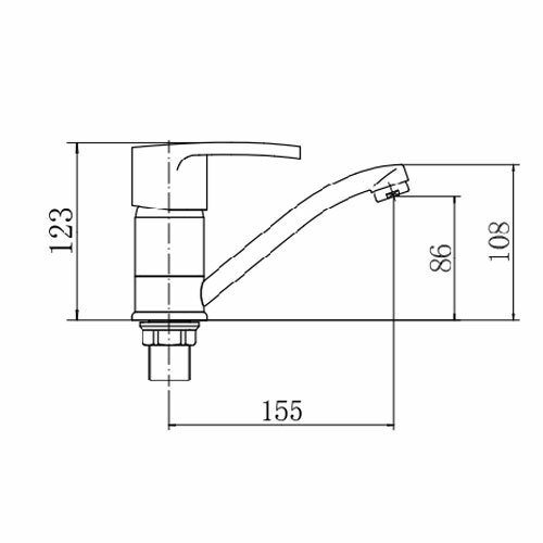Смеситель для кухни FASHUN A4565-2