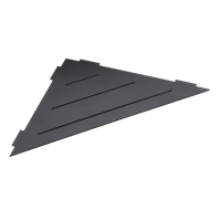 Душевая полка, черная Bemeta Cytro 101302420