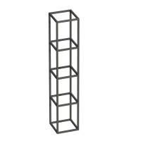 Металлическая четырёхъярусная сварная подвесная полка CEZARES CADRO-30/30/160-4C-SO-MET-ST