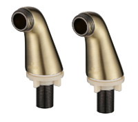 Уголок для горизонтального подключения 3/4" Kaiser 0035-1, бронза Уголок для горизонтального подключения 3/4" Kaiser 0035-1, бронза