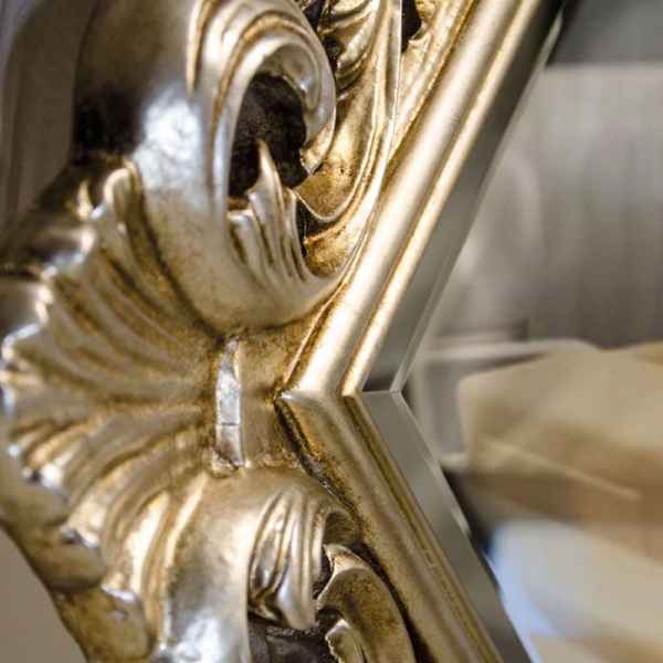 Зеркало 85х100 см глянцевое золото Tiffany World TW03845oro.brillante