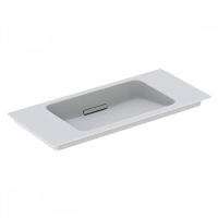 Встраиваемая раковина Geberit ONE, 90см, заслонка полированный хром, 500.395.01.2