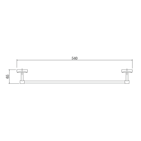 Полотенцедержатель одинарный FASHUN A1601