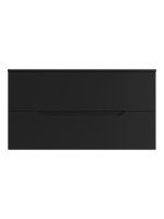 Тумба подвесная 100 столешница МДФ Orange Line Li-100TubMDF матовый черный