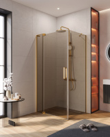Душевой уголок (100х80) CEZARES SLIDER SLIDER-AH-1-80-100/110-BR-BORO
