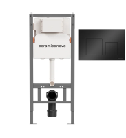 Система инсталяции для подвесного унитаза 3 в 1 Ceramica Nova Balance CN121002MB