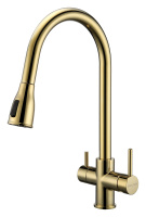 Смеситель для кухни с подключением к фильтру  Paulmark Lange La214212-G