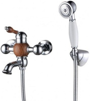 Смеситель для ванны с душем KAISER Wood (61022)