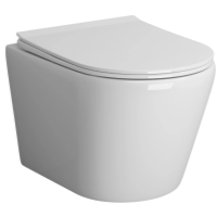 Унитаз подвесной безободковый Grossman Fly GR-4478S с сиденьем микролифт