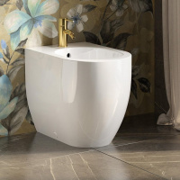 Биде напольное Kerasan Flo 312401 белый