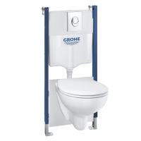 Унитаз подвесной с инстоляцией Grohe Solido Compact 39419 000 (39419000) микролифт