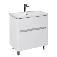 Тумба напольная Grossman АДЕЛЬ-НОРМА-80 108023 см с 2-я ящ, белая