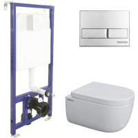 Комплект унитаза с инсталляцией Berges Wasserhaus Ego Rimless 043231