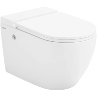 Унитаз ABBER Bequem AC1108P импульсный подвесной белый, безободковый