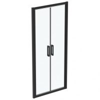 Двустворчатая дверь в нишу Ideal Standard CONNECT 2 Saloon door (90) K9294V3, черный