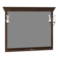 Зеркало Opadiris Риспекто 120 00-00007052  орех антикварный, с выключателем, без светильника