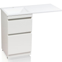 Тумба под стиральную машину напольная Style Line Даллас СС-00002347 белый