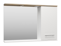 Зеркало-шкаф (118х80) Misty Респект 120 правый Э-Рес02120-1П