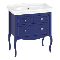 Тумба под раковину Opadiris Валери 85  00-00006802 сапфир (без раковины)