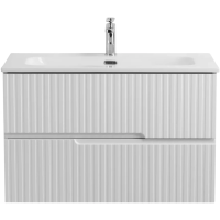 Тумба под раковину Cezares DUET-N-800-2C-SO-BO Bianco Opaco