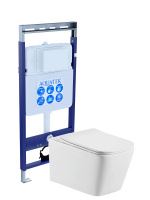Унитаз с инсталляцией Set AQUATEK ЛИБРА Easy Fix
