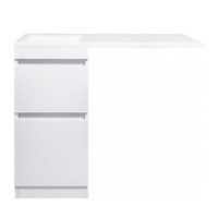 Тумба под стиральную машину напольная Style Line Даллас СС-00000514 белый