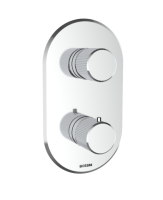 Смеситель для ванны темростатический на 2-5 потребителей Bossini Ply Z00932.030 хром 
