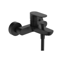 Смеситель для ванны однорычажный 2 режима расхода воды Hansgrohe Rebris S 72443670 черный матовый