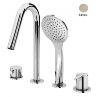 Смеситель на борт ванны Cezares LEAF LEAF-BVDM4-ST